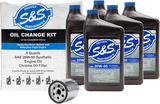 Oil Change Kit - Chrome Filter - M8 - 5 US quarts 2017 - 2022
