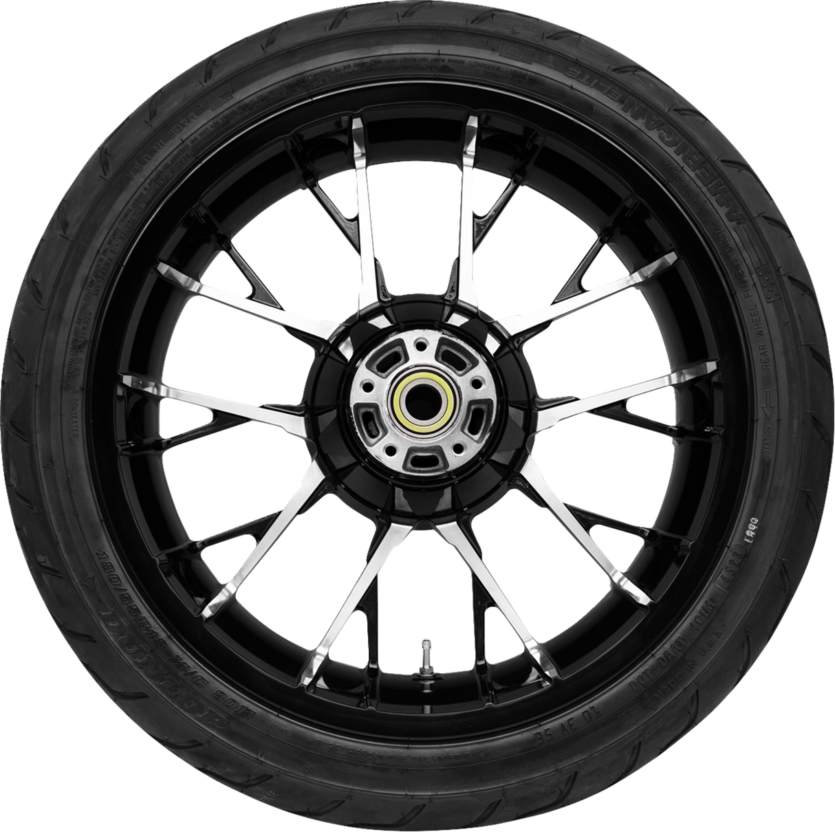 Marlin Rear Wheel - Black Cut (18\") | Dunlop Tire (180/55B18) 2009 - 2024