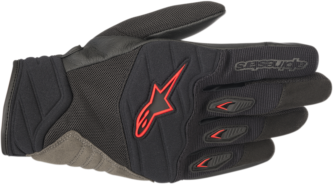 Shore Gloves - Black/Red - Medium