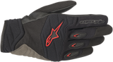 Shore Gloves - Black/Red - Medium