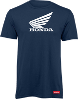 Honda Wing T-Shirt - Navy/White - Large