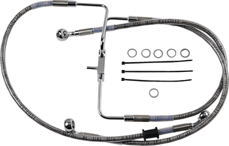 Brake Line - +6\" - Stainless Steel - XL 2016 - 2020