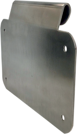 License Plate Mount - Burnished Aluminum 1999 - 2020