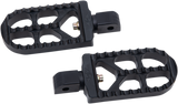 Serrated Footpegs - Black - Long 2018 - 2023