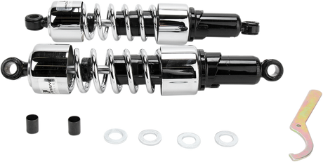 Shocks - 412 Cruiser Series - Chrome - 14.25\" - Heavy Duty 1984 - 1987