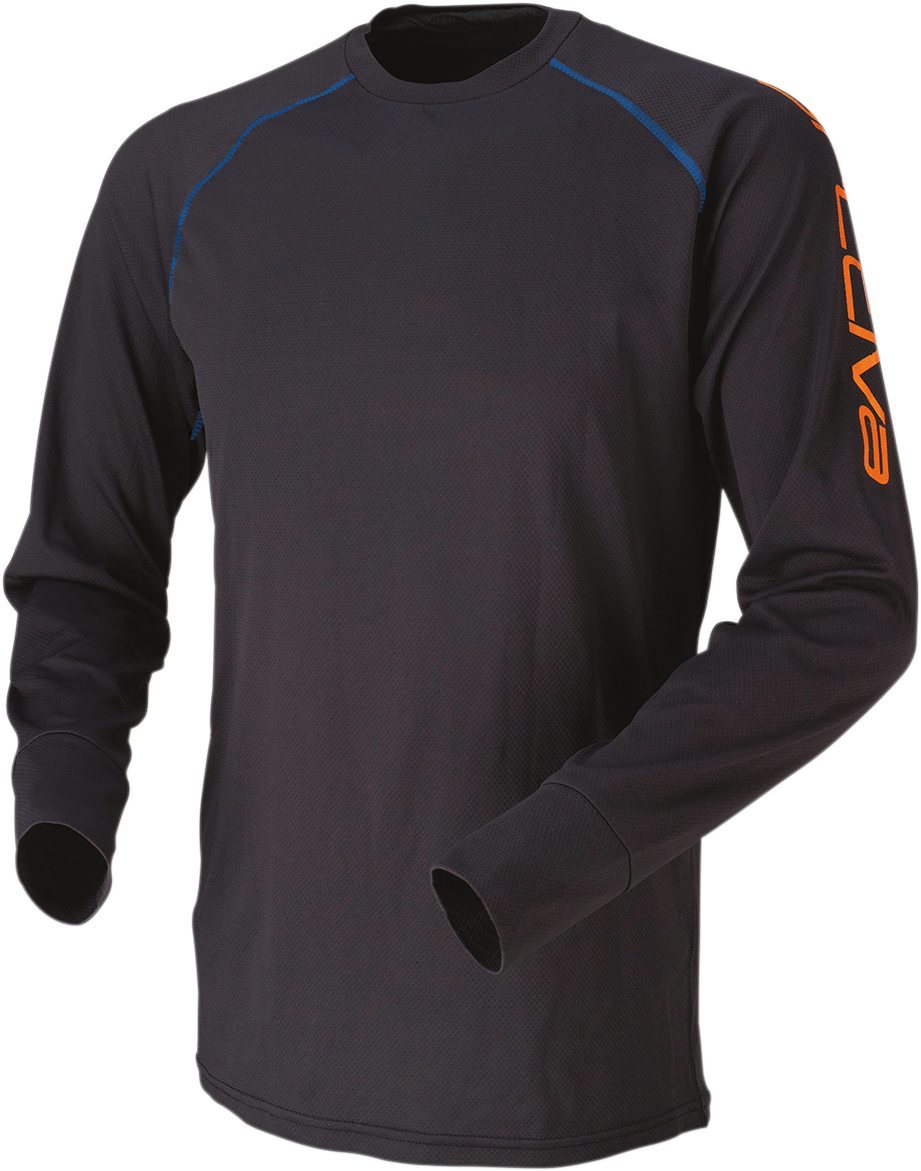 Evaporator Long Sleeve Jersey - Black - XL