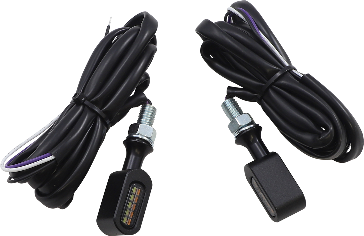 Marker Light - Smoke/Amber - Matte Black