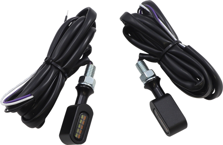 Marker Light - Smoke/Amber - Matte Black