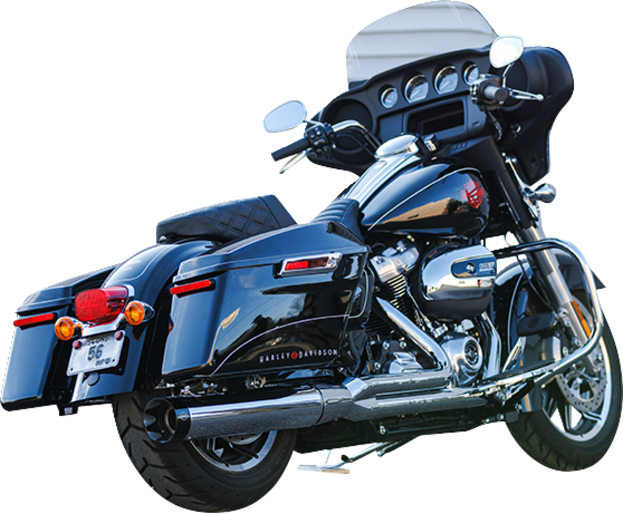 2-into-1 Sidewinder Exhaust System - 50-State - Chrome - M8 Touring 2017 - 2024