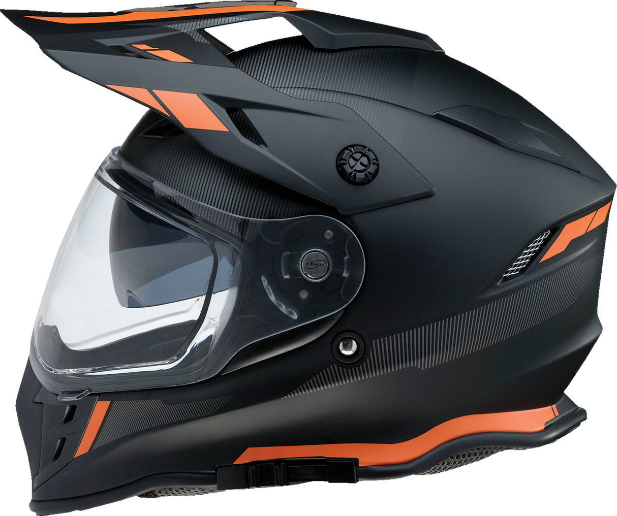 Range Helmet - Uptake - Black/Orange - Medium