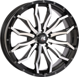 Wheel - HL21 - Front/Rear - Gloss Black w/Machined - 20x7 - 4/156 - 4+3 (+10 mm) 1996 - 2024