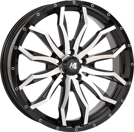 Wheel - HL21 - Front/Rear - Gloss Black w/Machined - 20x7 - 4/156 - 4+3 (+10 mm) 1996 - 2024