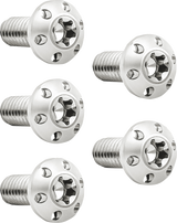 Bolt Kit - Holeshot/Brake Rotor/Rear - Hub Mount - Polished - 3/8\"-16 x 1\" - 5 Pack