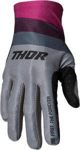 Assist React Gloves - Gray/Purple - XS