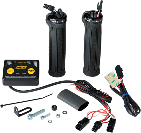 Clamp-On Dual Zone Heated Grip Kit for ATVs - Thumb Warmer