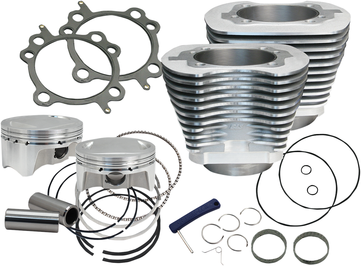 98\" Big Bore Cylinder Kit - Twin Cam - Silver 1999 - 2006