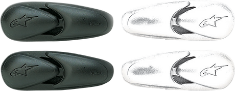 Flexible Toe Sliders - White