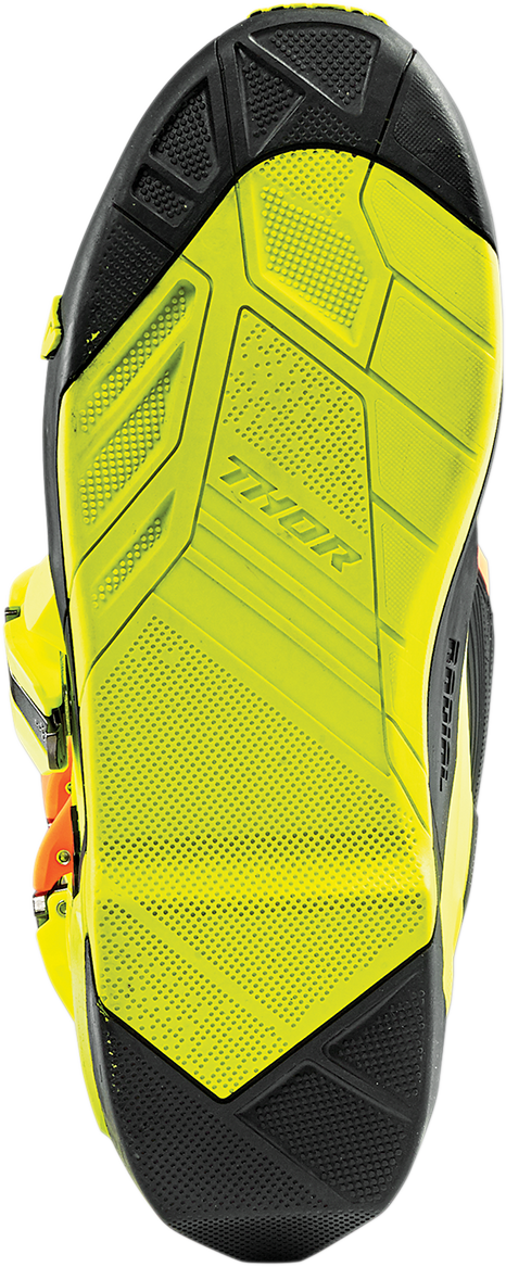 Radial Boots Replacement Outsoles - Black/Yellow Fluorescent - Size 7-8