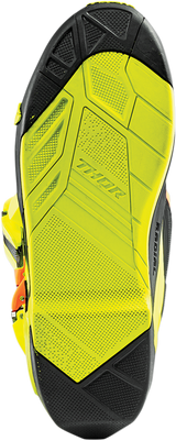 Radial Boots Replacement Outsoles - Black/Yellow Fluorescent - Size 7-8