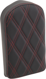 Sissy Bar Pad - Double Diamond - Red - Tall