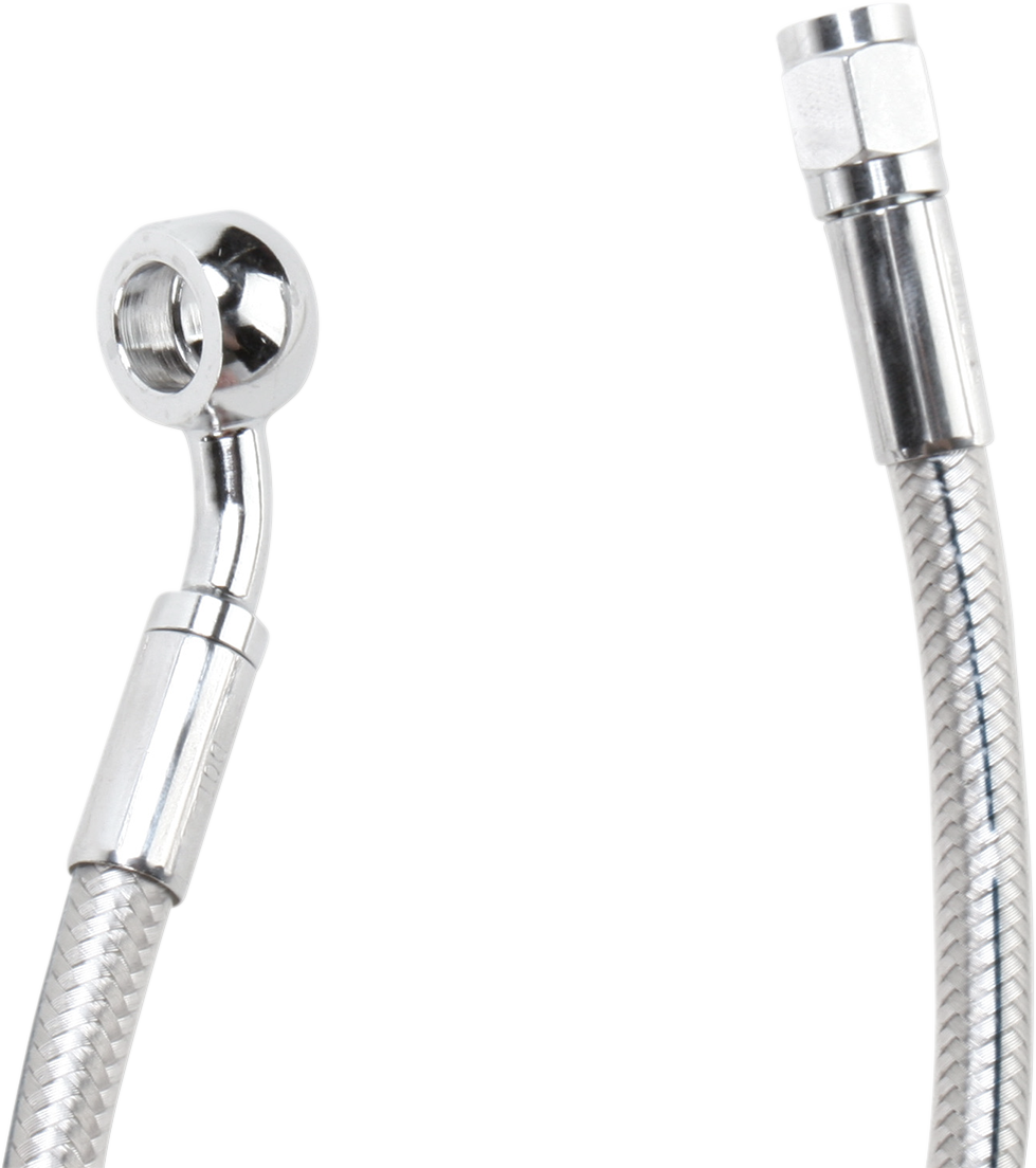 Brake Line - 10 mm-35° - 31\" - Polished Stainless