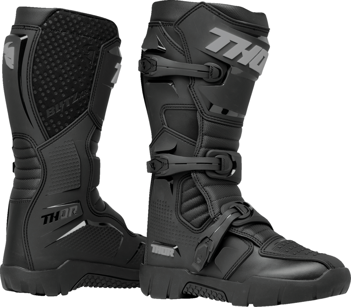 Blitz XR Trail Boots - Black/Gray - Size 8