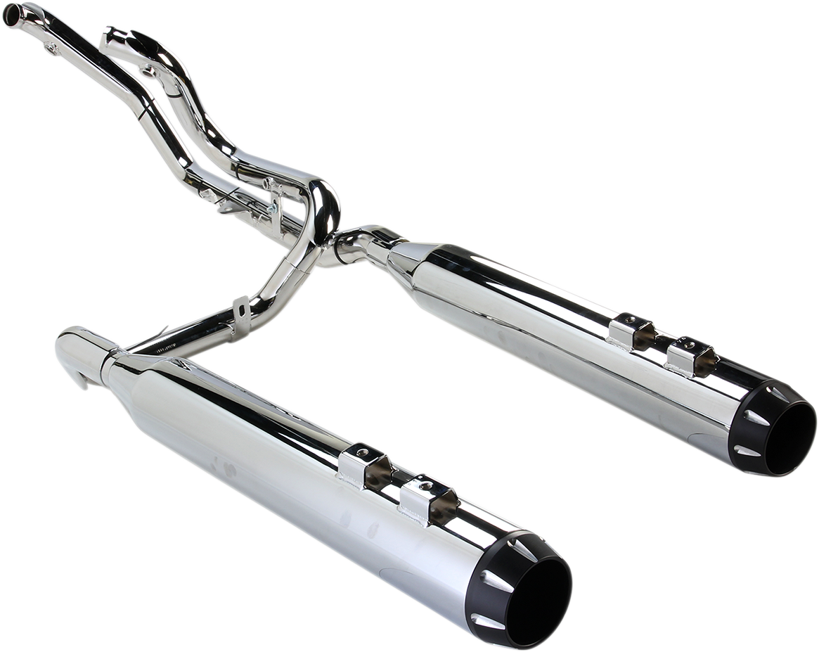 Down Under Exhaust - Chrome - Straight Can 2009 - 2016