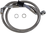 Brake Line - +8\" - Stainless Steel - \'18-\'21 Softail 2018 - 2023