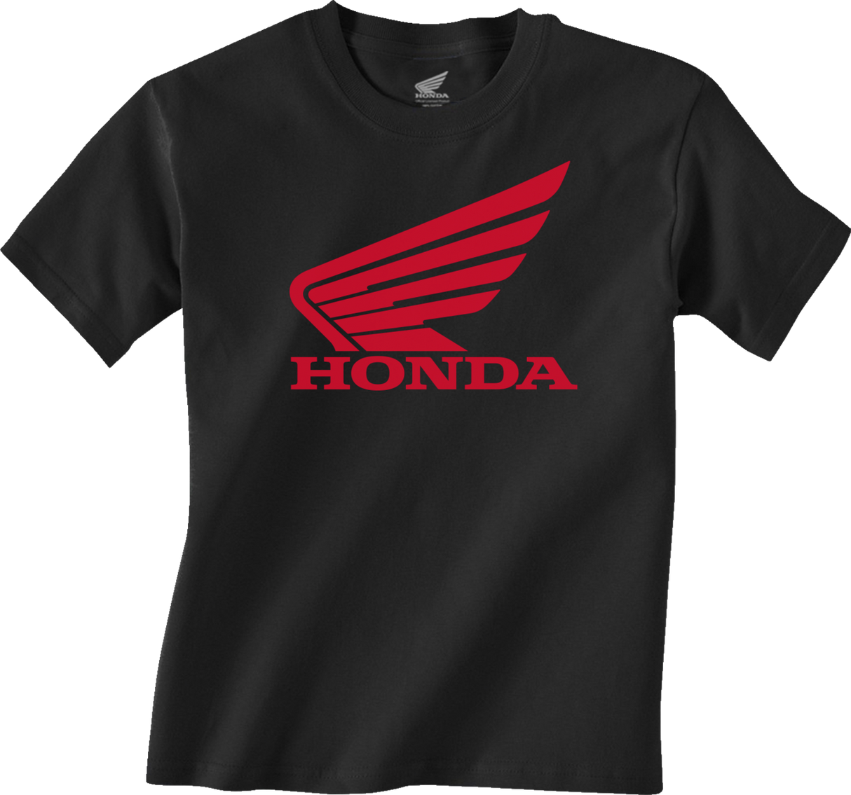 Youth Honda Wing T-Shirt - Black - Small