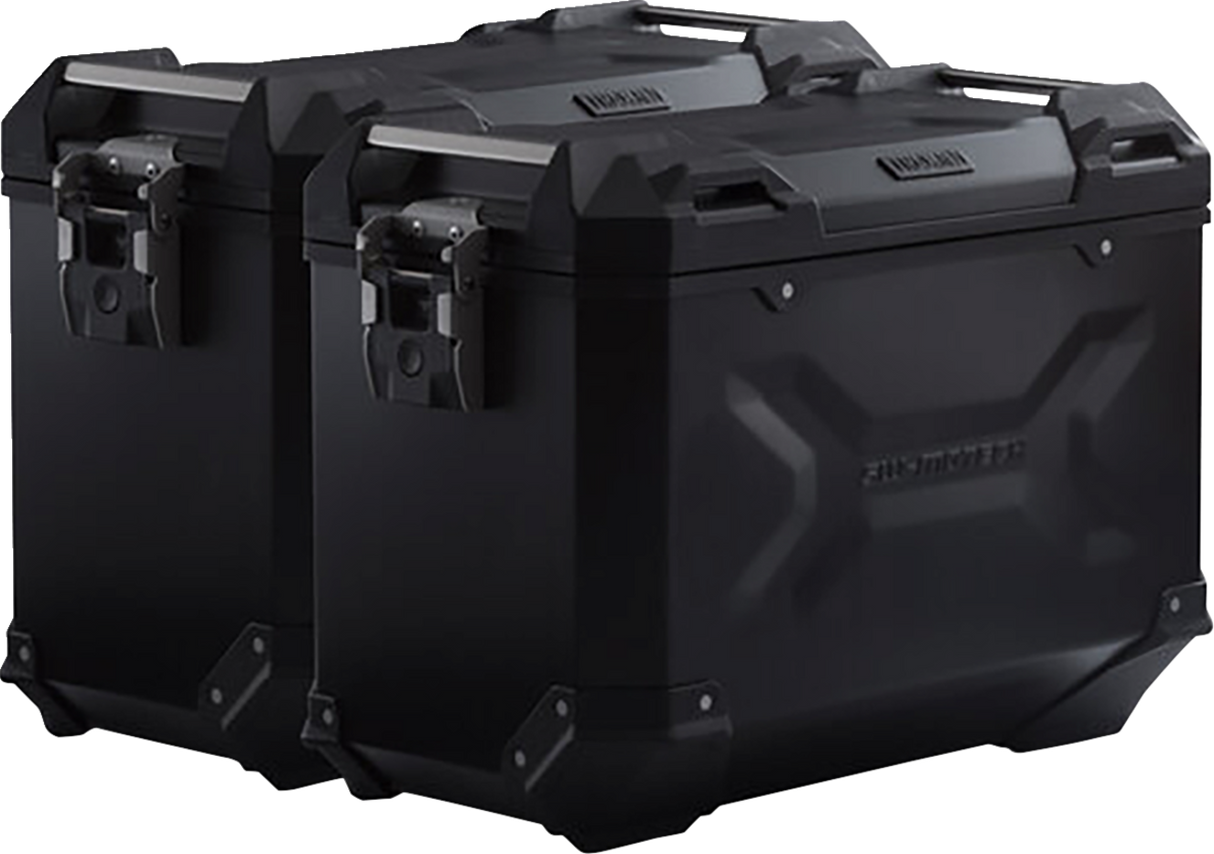 TRAX ADV Aluminum Case System - Black - Yamaha Tracer 9 GT \'21-\'24 2021 - 2024