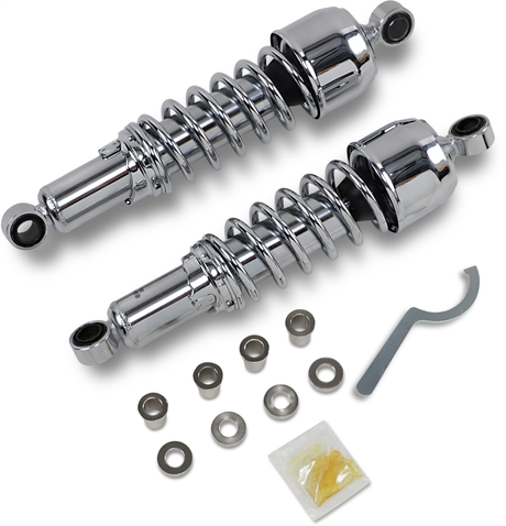 Replacement Shock Absorbers - Chrome - 12.5\" 1979 - 2003