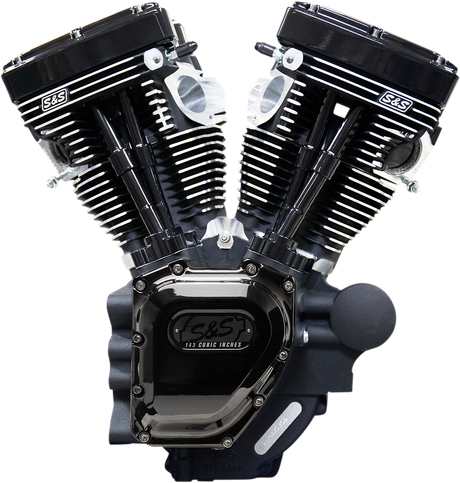 T143 Long Block Engine - Black - Touring 2007 - 2016
