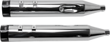 4-1/2\" MK45 Performance Mufflers - Chrome with Black Tracer 2006 - 2016
