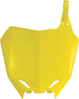 Front Number Plate - \'02 RM Yellow 2008 - 2018