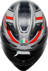 K3 Helmet - Space - Matte White/Red Fluo - XL