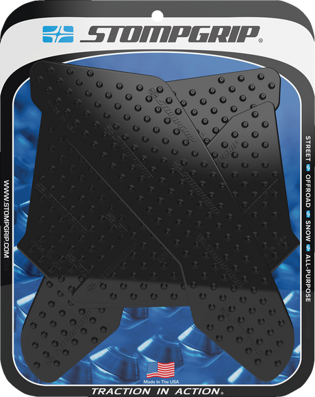 Traction Pad Tank Grips - Volcano - Black - CBR1000RR 2017 - 2025