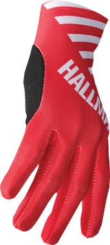 Mainstay Gloves - Slice - White/Red - Medium
