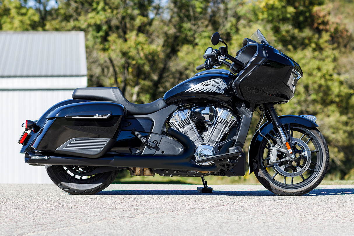 4\" Broadhead Slip-On Mufflers - Slash Cut - Black 2014 - 2022