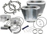 4\" Big Bore Bolt-In Sidewinder® Cylinder Kit - 100\" - Silver 2001 - 2006