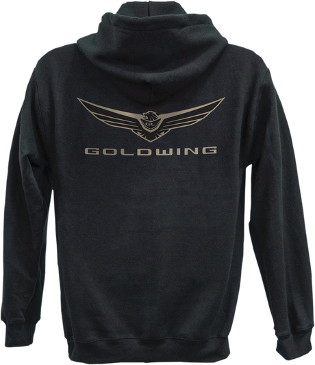 Goldwing Icon Zip-Up Hoodie - Black - Medium