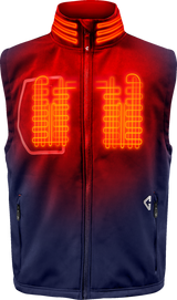 7V Torrid Softshell Heated Vest 2.0 - Navy - Large