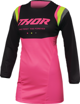 Women\'s Pulse REV Jersey - Charcoal/Pink - Small