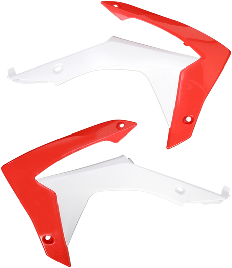Radiator Shrouds - White/Red 2013 - 2017