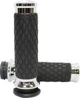 Grips - Diamond Contour - Chrome 1980 - 2022