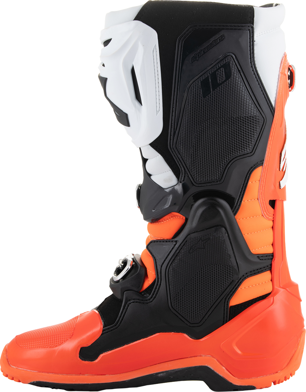 Tech 10 Enduro Boots - Fluorescent Orange/Black/White - US 8 / EU 42