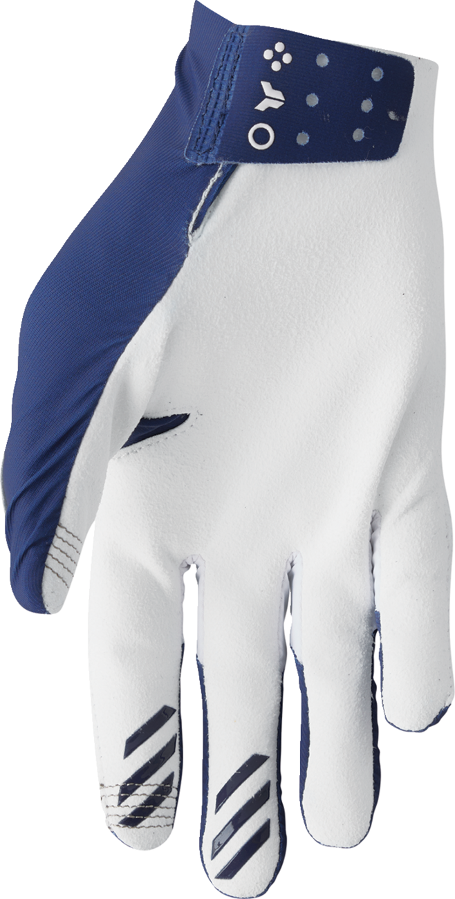 SPORTMODE Iconic Gloves - Navy/White - Medium