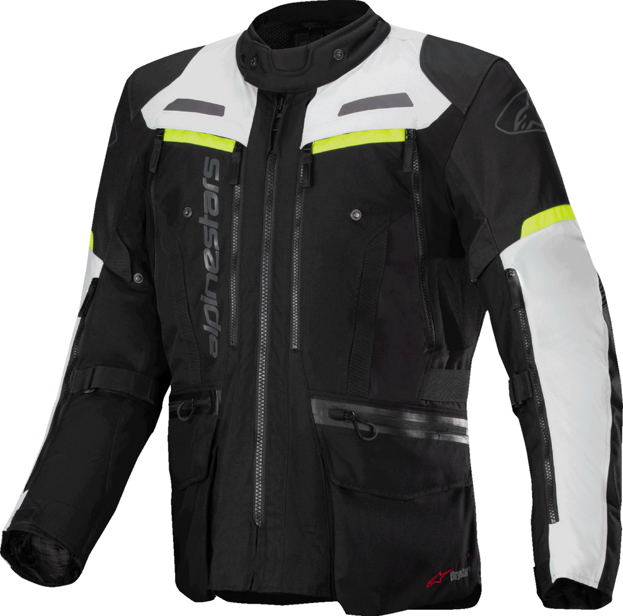 Bogota Pro Drystar® Jacket - Dark Black/Ice Gray/Yellow Fluo - Large