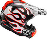VX-Pro4 Helmet - Flame - White - Large