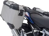 TRAX ADV Aluminum Case System - Silver - BMW R 1200/1250 R \'14-\'24 2014 - 2024