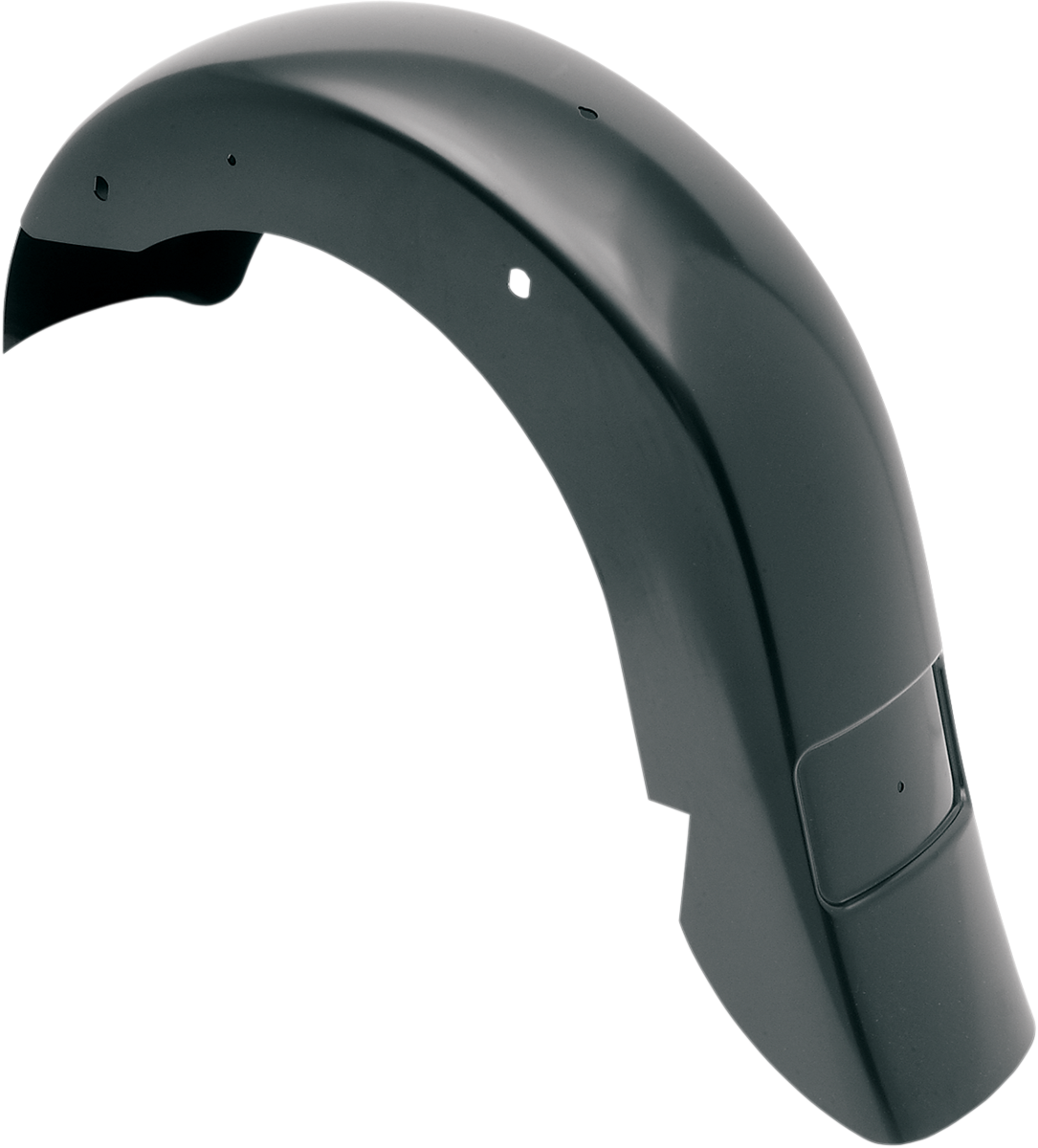 WFB™ Benchmark Stretched Rear Fender - Frenched - Black - Steel 1997 - 2008